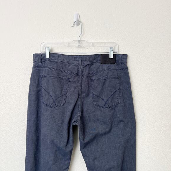 [Brax] Feel Good Cooper Fancy Navy Blue Textured Denim Regular Fit Jeans 36x34 - Picture 8 of 10